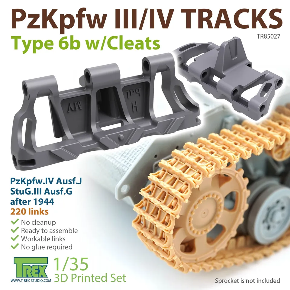 T-Rex Studio TR85027 pásy PzKpfw III/IV Type 6b 1/35
