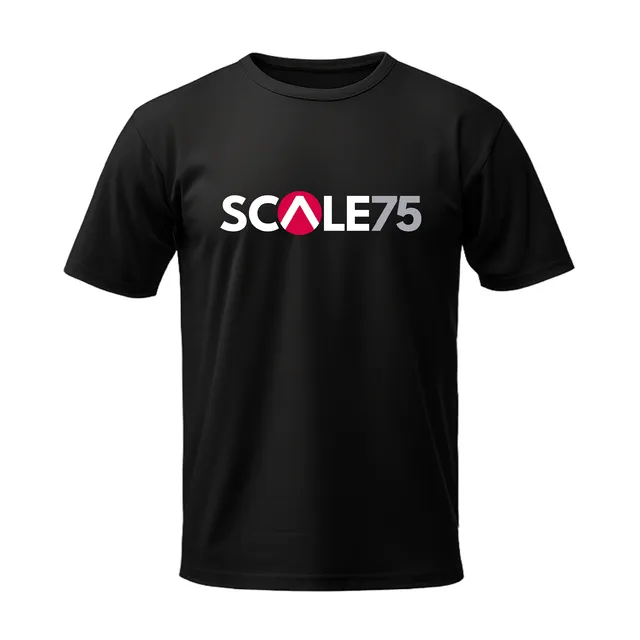Scale75 Merch-01 T-shirt tričko M černé