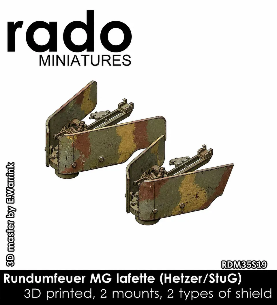 Rado Miniatures RDM35S19 držák kulometu 1/35 Hetzer
