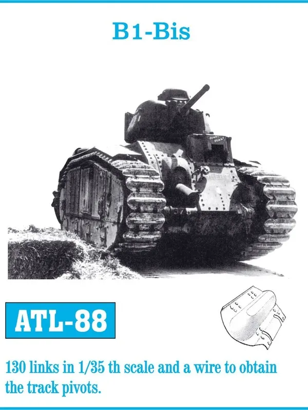 Friulmodel ATL-088 B1-Bis kovové pásy 1/35 130 článků