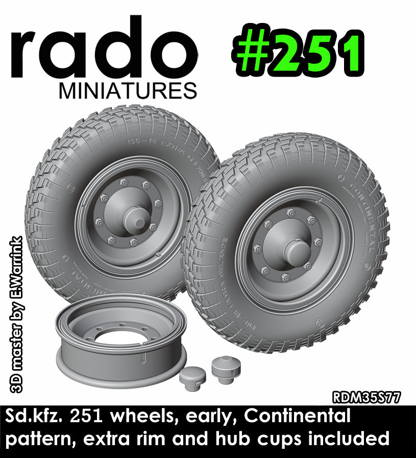 Rado Miniatures RDM35S77 kola Sd.Kfz.251 1/35