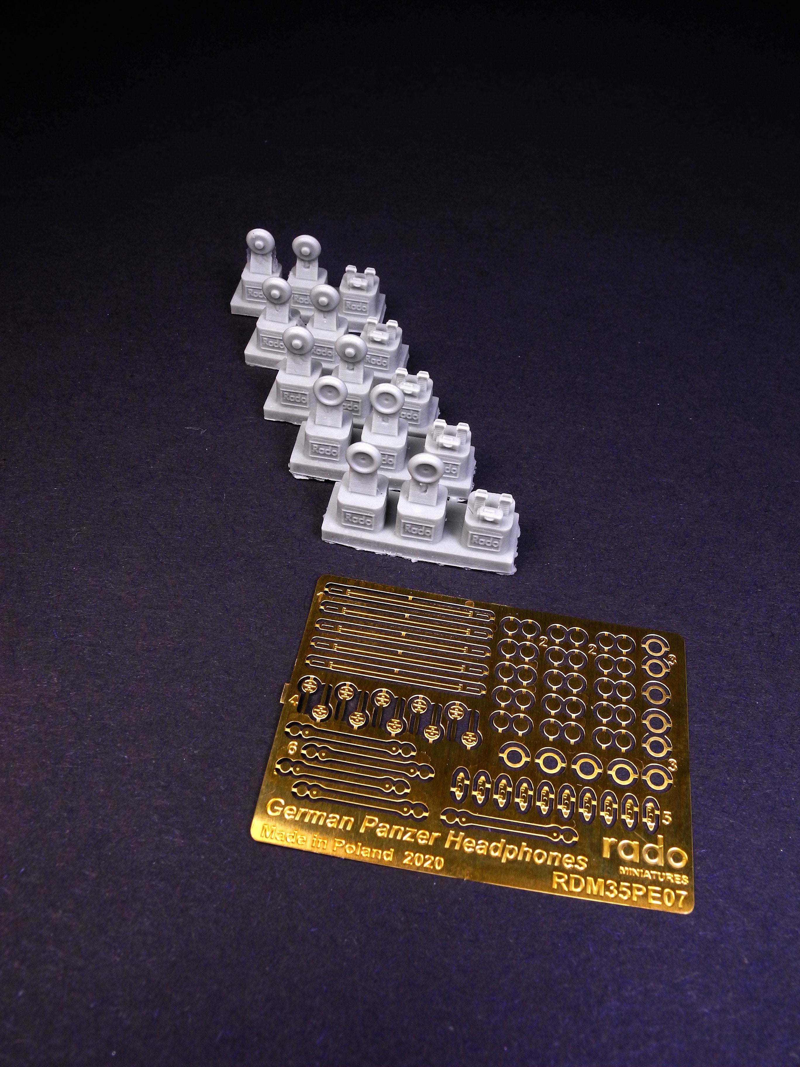 Rado Miniatures RDM35PE07 lepty sluchátka 1/35