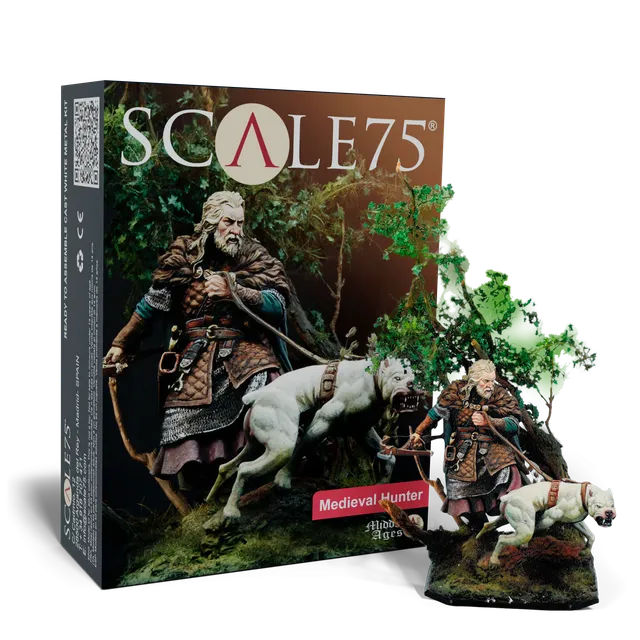 Scale75 Medieval Hunter figurka 75mm nenabarvená kov