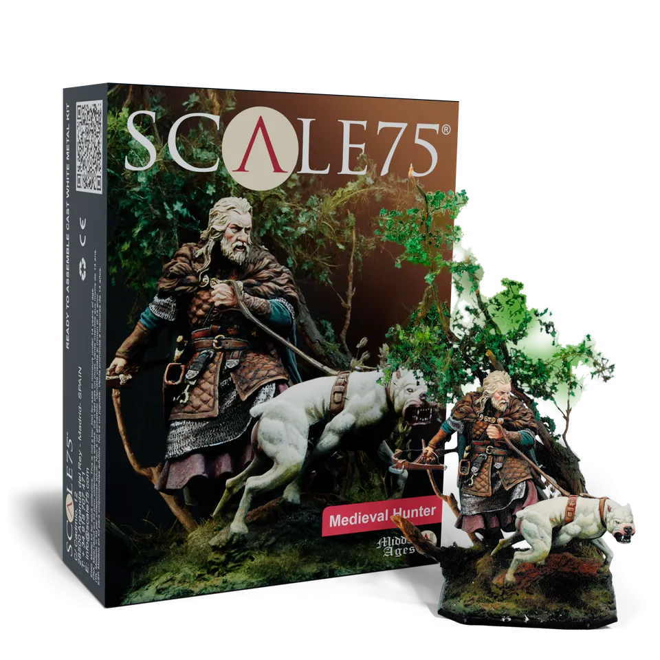 Scale75 Medieval Hunter figurka 75mm nenabarvená kov
