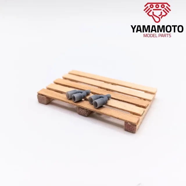 Yamamoto Model Parts Dual Muffler Tip koncovka výfuku resin