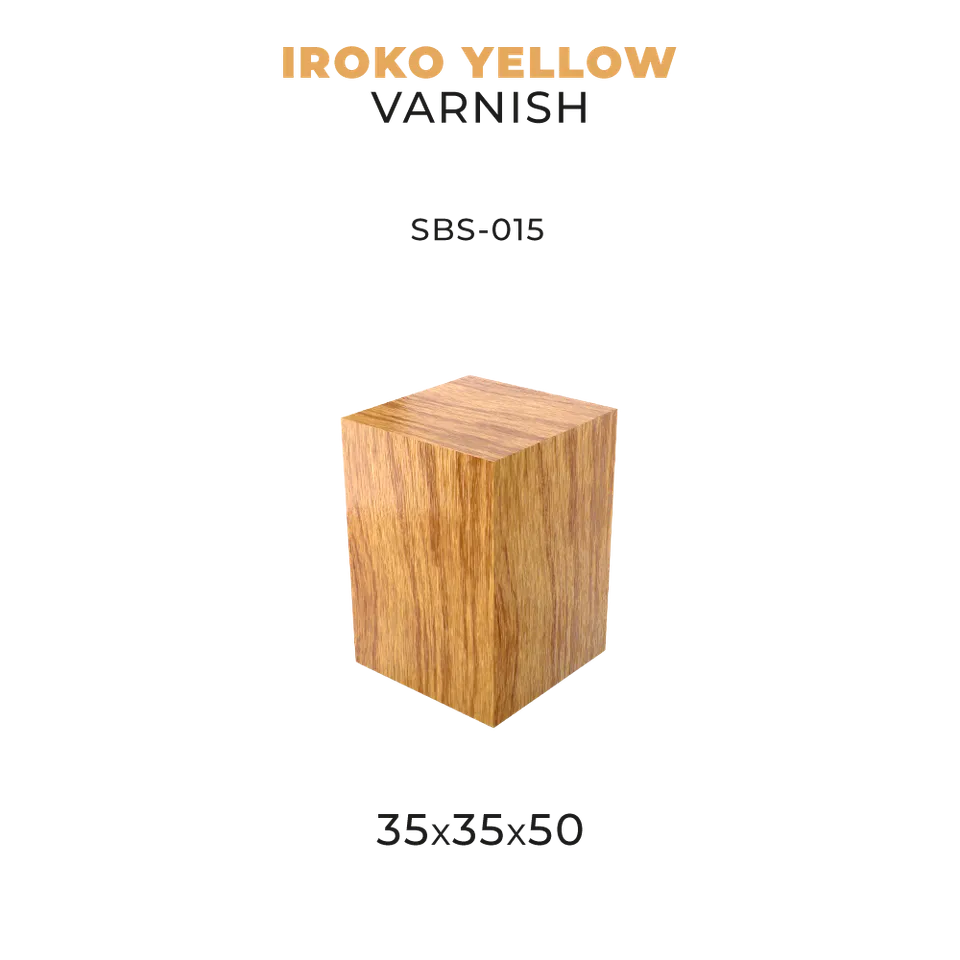 Scale75 Iroko Yellow Varnish podstavec 35x35x50 mm