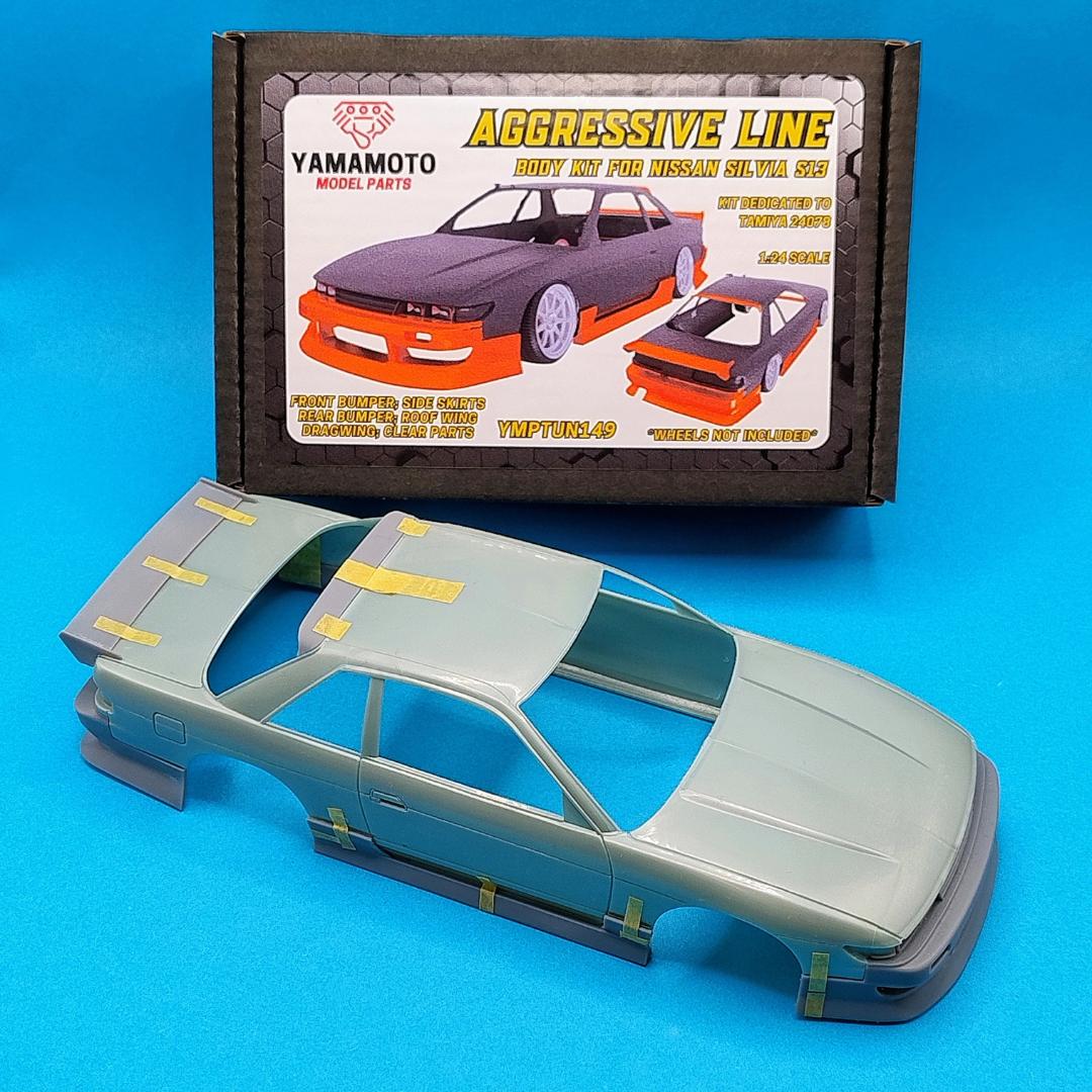 Yamamoto Aggressive Line Silvia S13 transkit 1/24 Tamiya