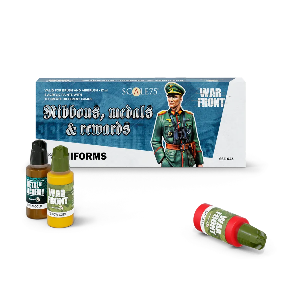 Scale75 Warfront Ribbons Medals sada barev 8×17 ml