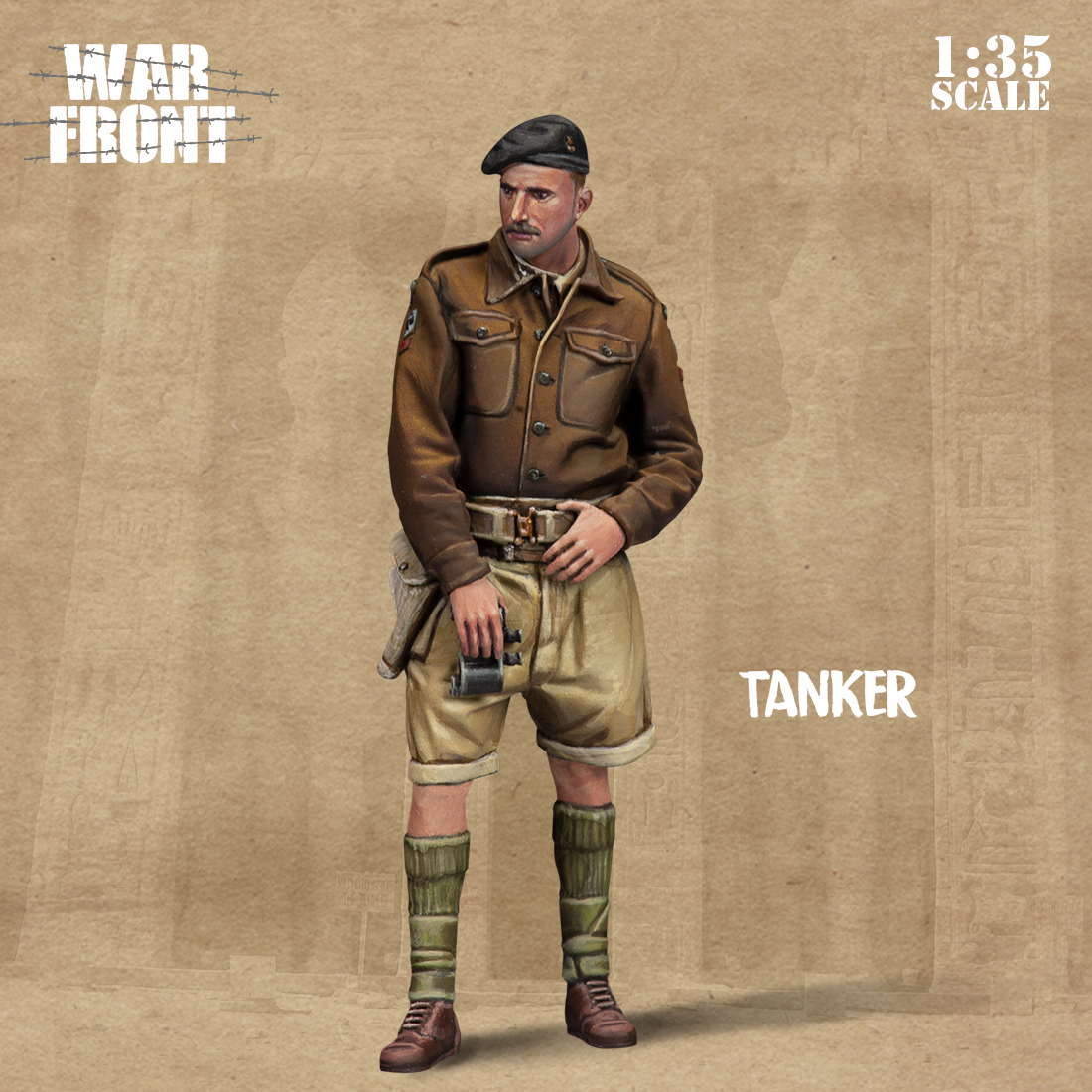 Scale75 Warfront Desert Rats figurka 1/35 resin
