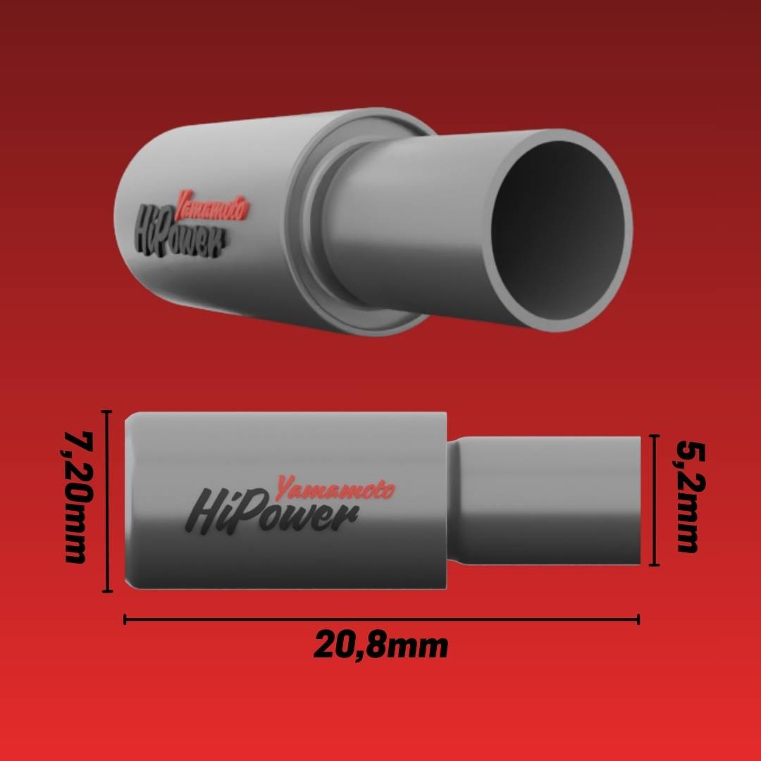 Yamamoto Model Parts Muffler Hi-Power výfuk na model