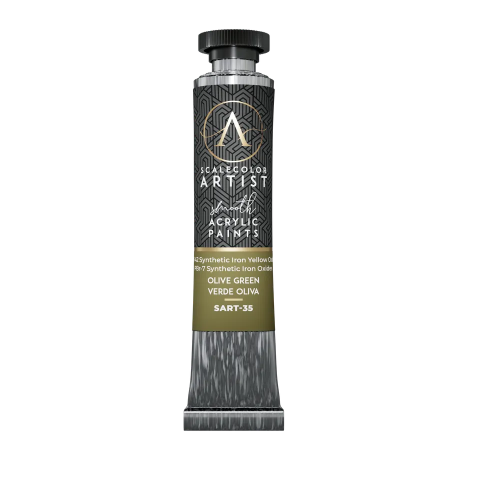 Scale75 Artist Olive Green akrylová barva 20ml