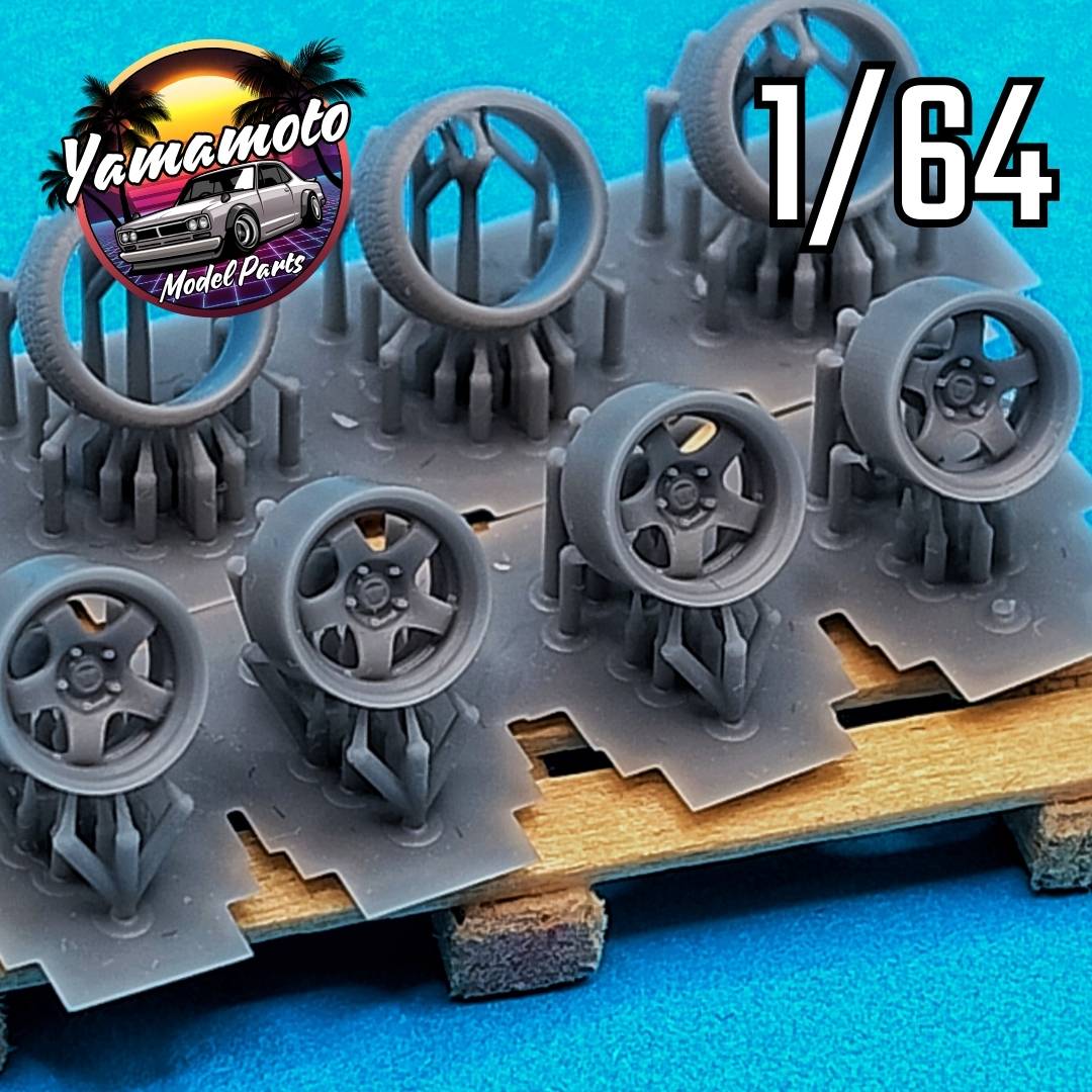 Yamamoto Wheels Work S1 2P 7,99-9,7 kola 1/64