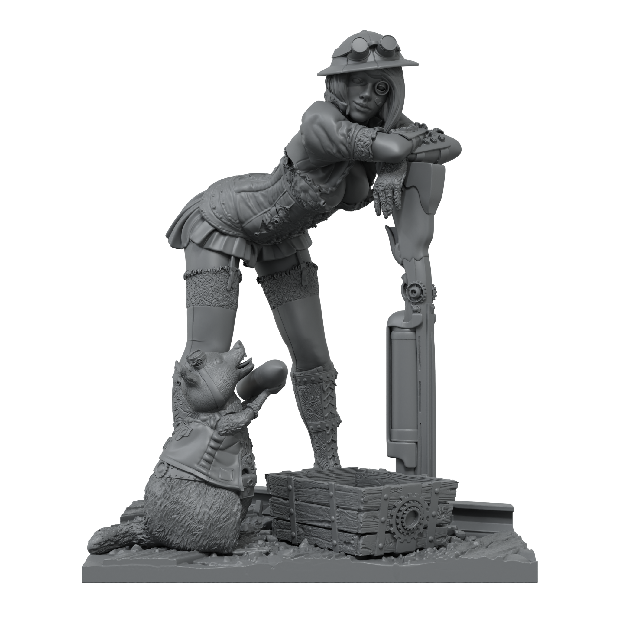 Scale75 Audrey D. Rumblepop figurka 75mm resinová