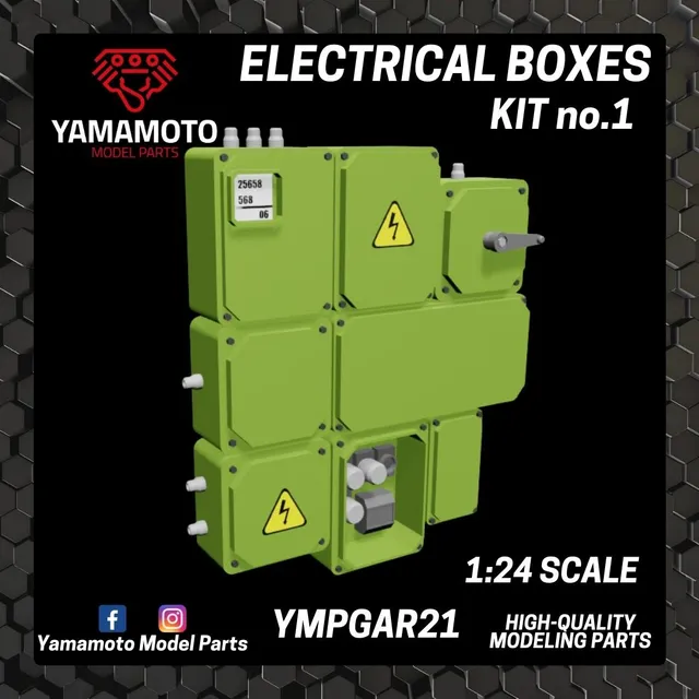 Yamamoto Electrical Boxes Kit doplňky sada pro dioráma