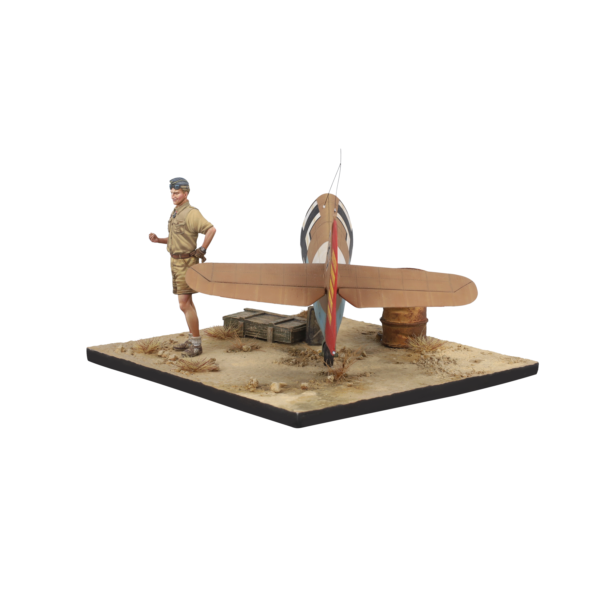 Scale75 Warfront Marseille Ace of Bf109 figurka 1/32 nenabarvená