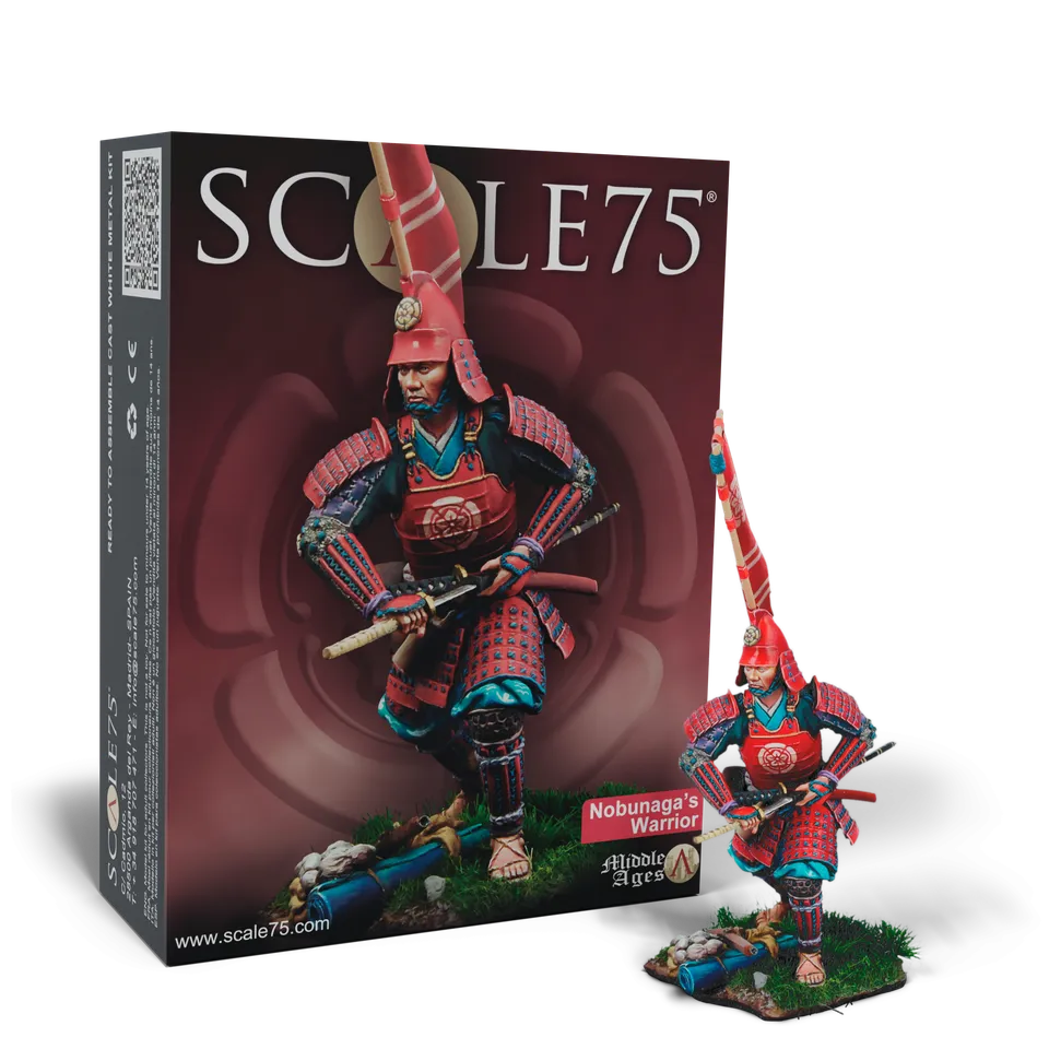 Scale75 Nobunaga Warrior figurka 75 mm kov nenabarvená