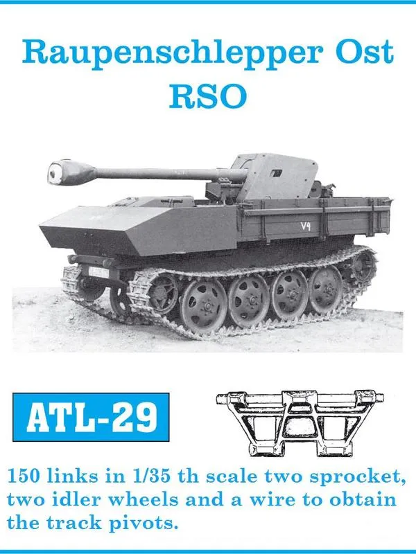 Friulmodel ATL-029 RSO kovové pásy 1:35 levé + pravé
