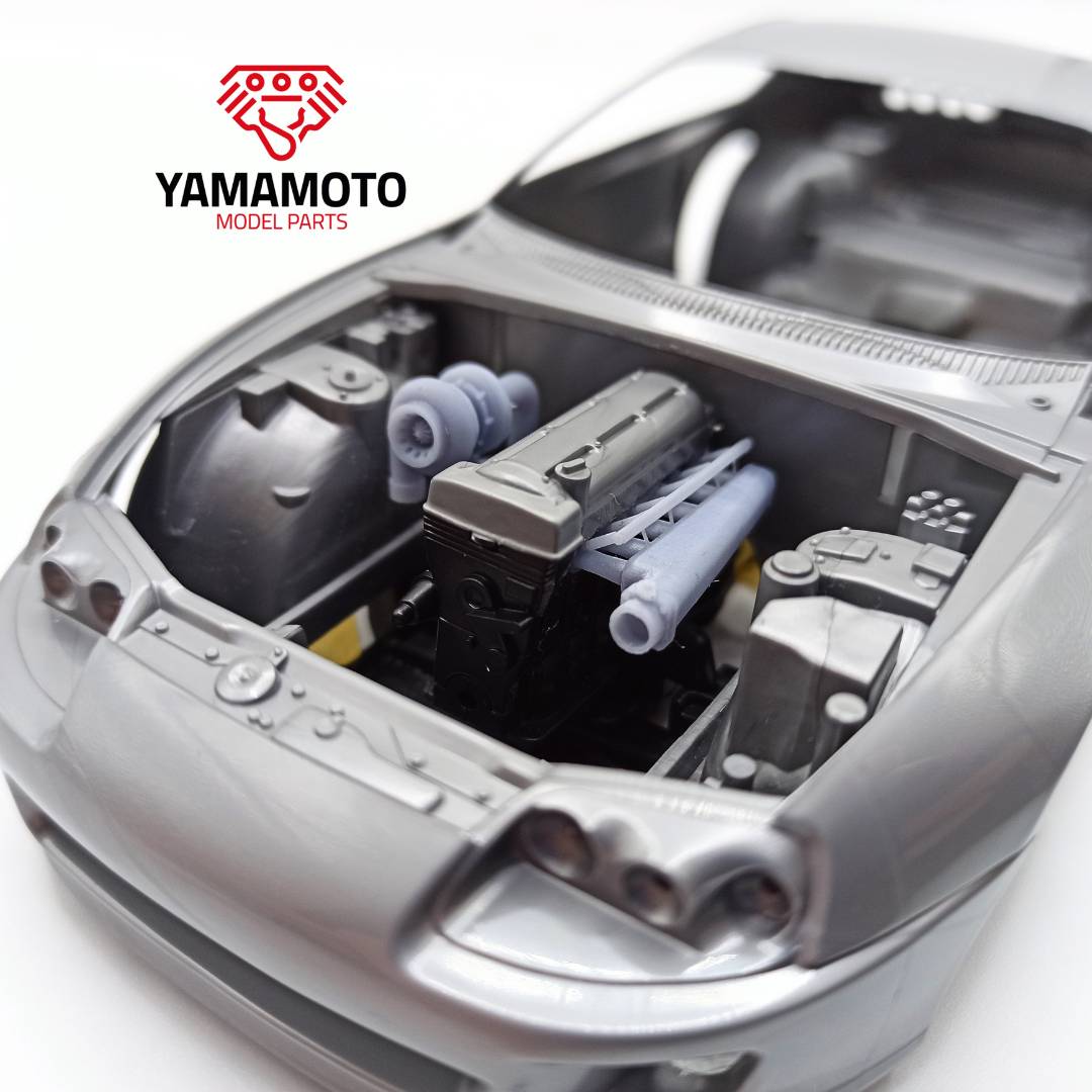 Yamamoto 2JZ Single Turbo Kit sada pro Tamiya 24123