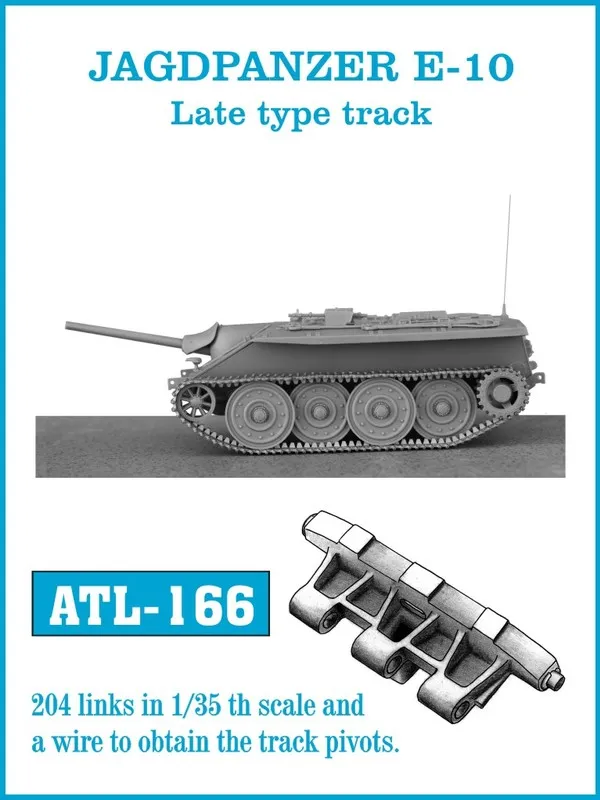 Friulmodel ATL-166 Jagdpanzer E-10 kovové pásy 1/35