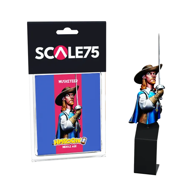 Scale75 Musketeer busta 1/12 resinová nenabarvená
