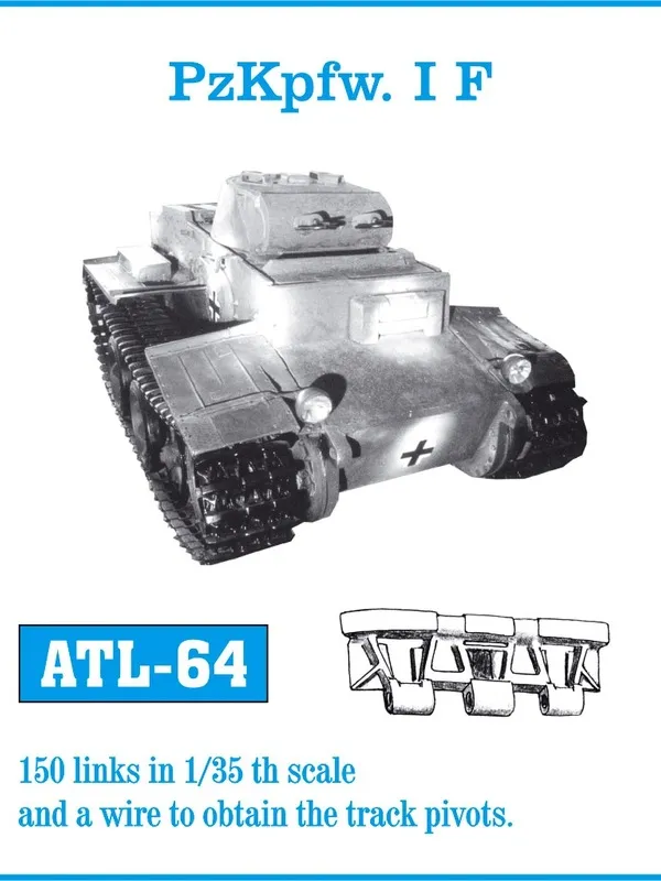 Friulmodel ATL-064 PzKpfw I F kovové pásy 1/35 150 článků