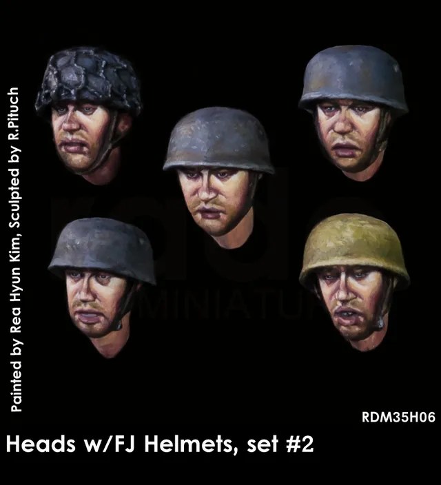 Rado Miniatures RDM35H06 resinové hlavy 1/35