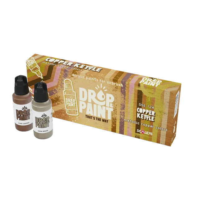 Scale75 Drop Paint Copper Kettle airbrush barva metalická