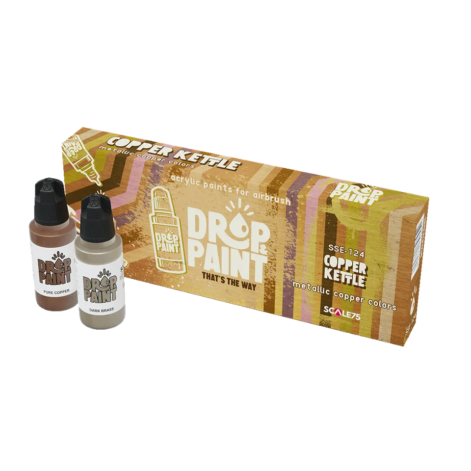 Scale75 Drop Paint Copper Kettle airbrush barva metalická