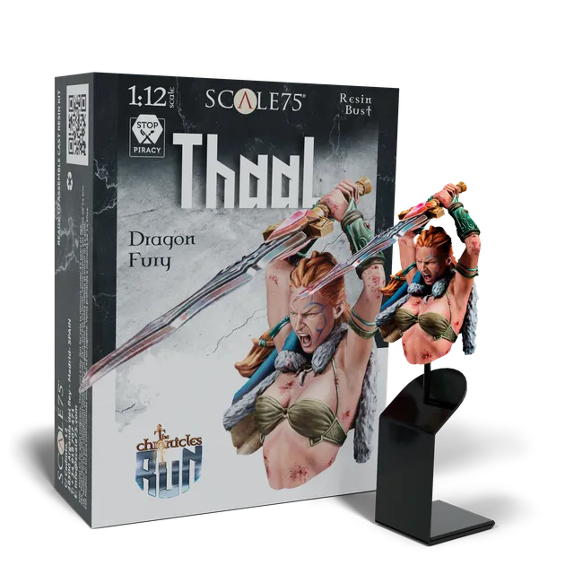 Scale75 Run Thaal Dragon Fury busta 1/10 resin