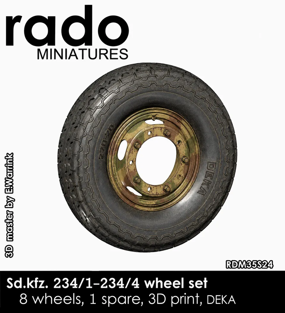 Rado Miniatures RDM35S24 kola Sd.Kfz.234 Puma 1/35