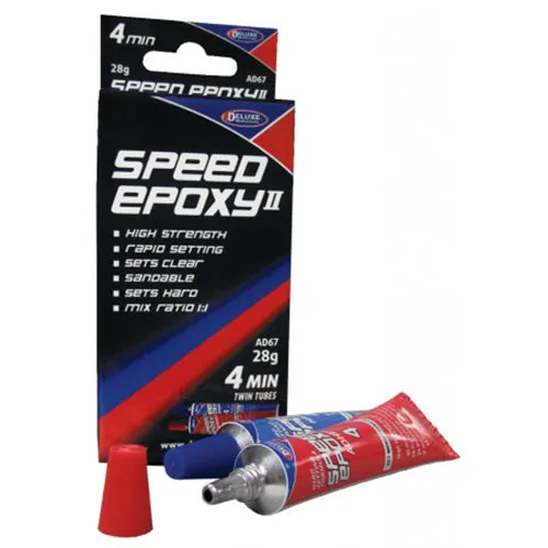 Deluxe Materials Speed Epoxy II 4 min epoxidové lepidlo 28 g čiré
