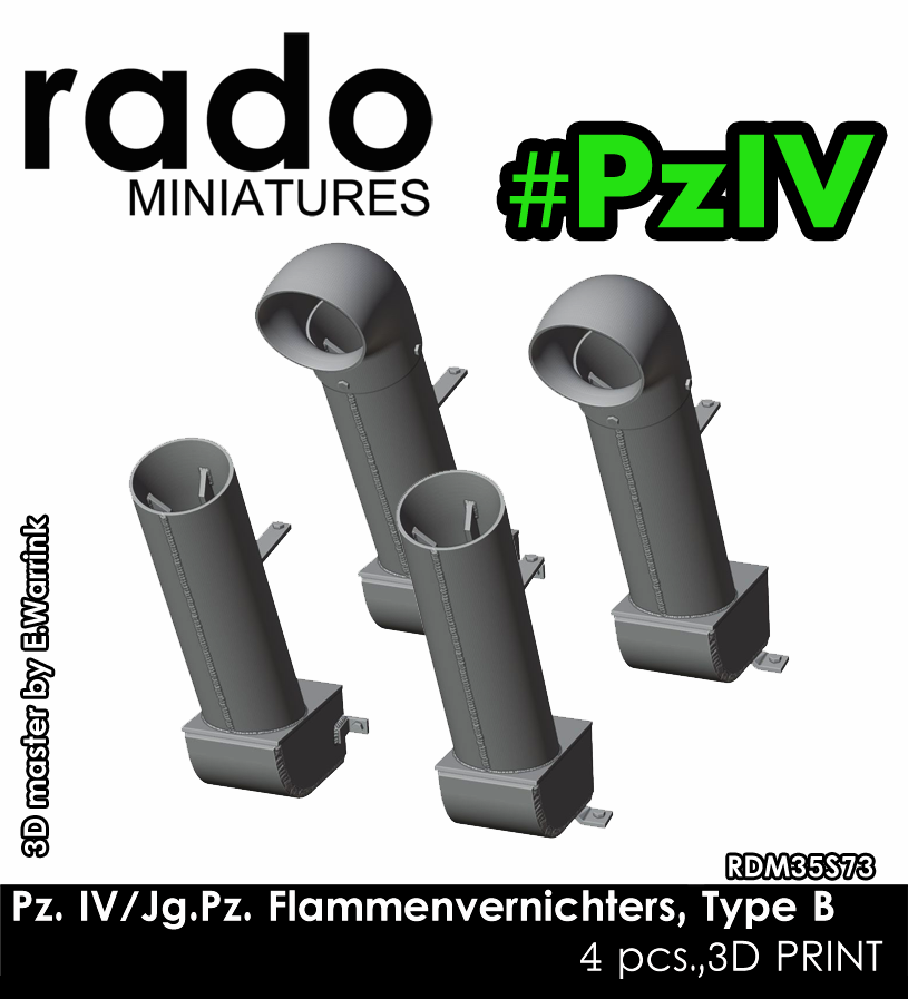 Rado Miniatures RDM35S73 Flammenvernichter Pz IV 1/35