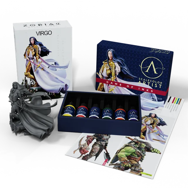 Scale75 Game of Inks Virgo sada inkoustů s figurkou