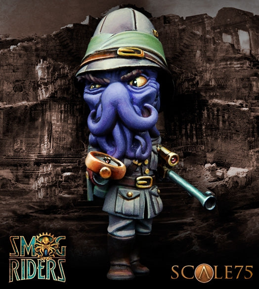 Scale75 Smog Riders Hans P. Kruger nenabarvená figurka 35 mm