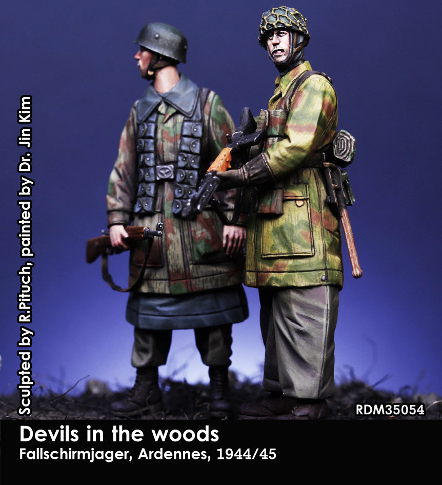 Rado Miniatures RDM35054 Fallschirmjäger figurky 1/35 2ks