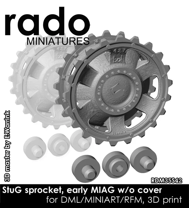 Rado Miniatures RDM35S42 hnací kola StuG III 1/35 MIAG
