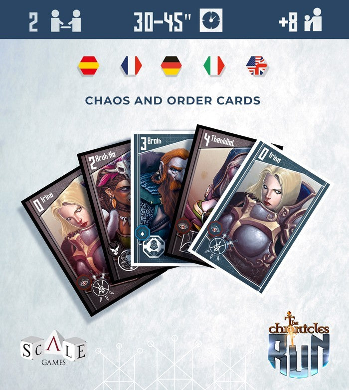 Scale75 The Chronicles of Run karetní hra Chaos vs Order
