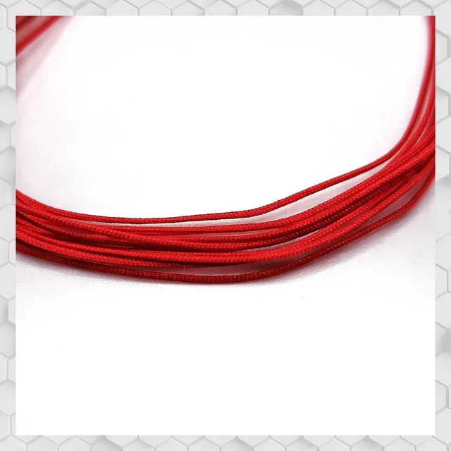 Yamamoto Braided Hose Line Red 0,4 mm 2 m opletená hadice