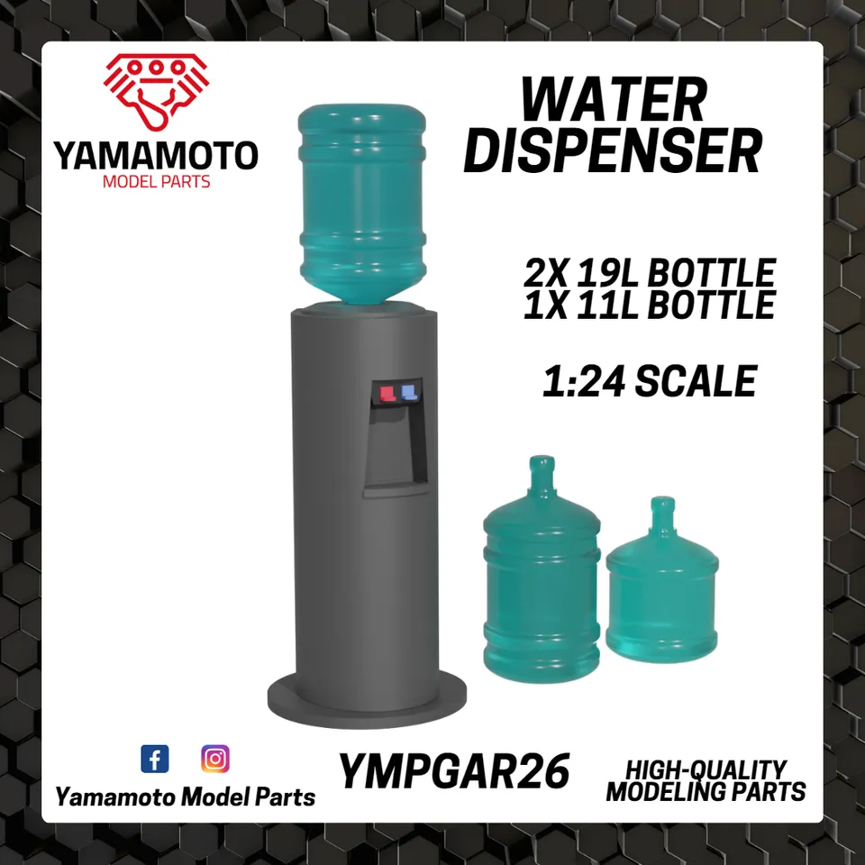 Yamamoto Water Dispenser doplněk diorámatu 3D tisk