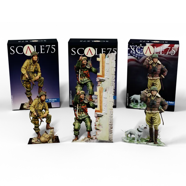 Scale75 US Army WW2 sada 3 figurek SCW