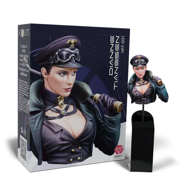 Scale75 Dianne Tianssen busta 75 mm nenabarvená resin