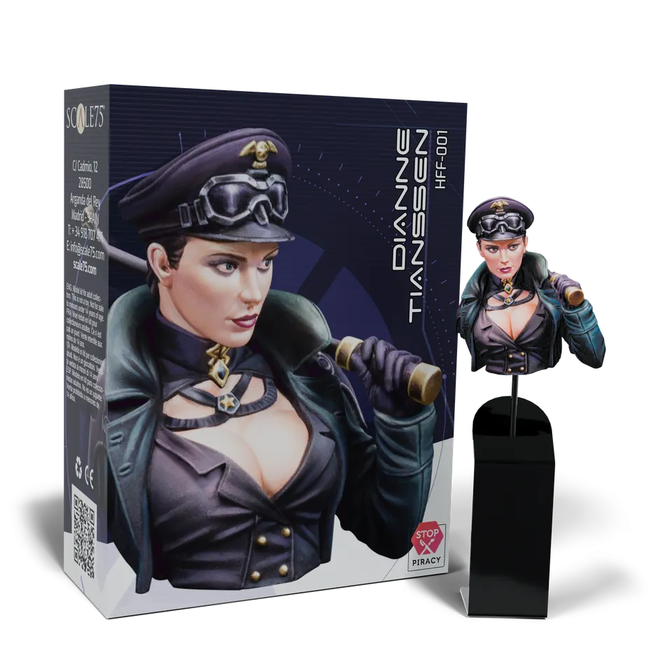Scale75 Dianne Tianssen busta 75 mm nenabarvená resin