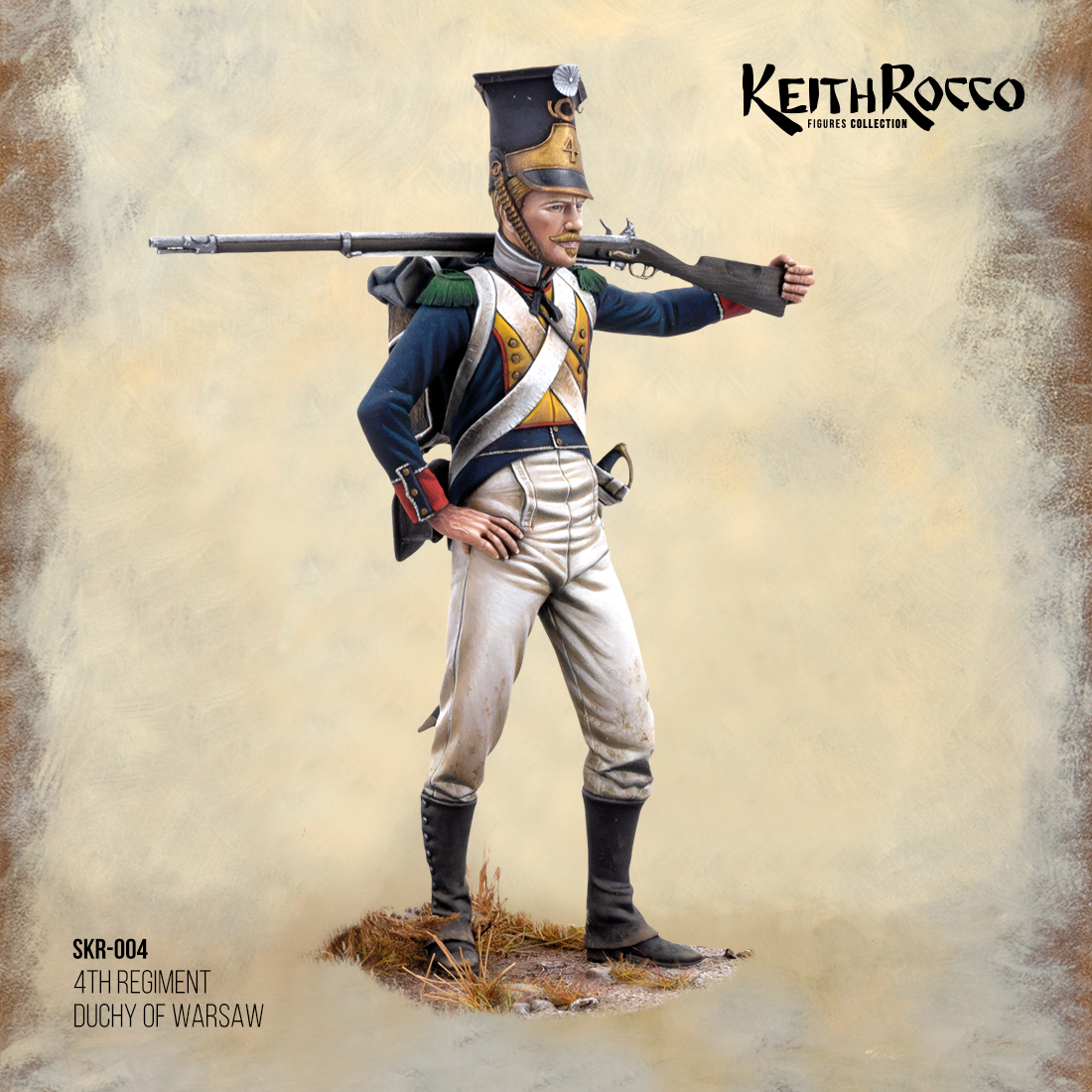 Scale75 4th Regiment Duchy of Warsaw figurka 75mm nenabarvená resin