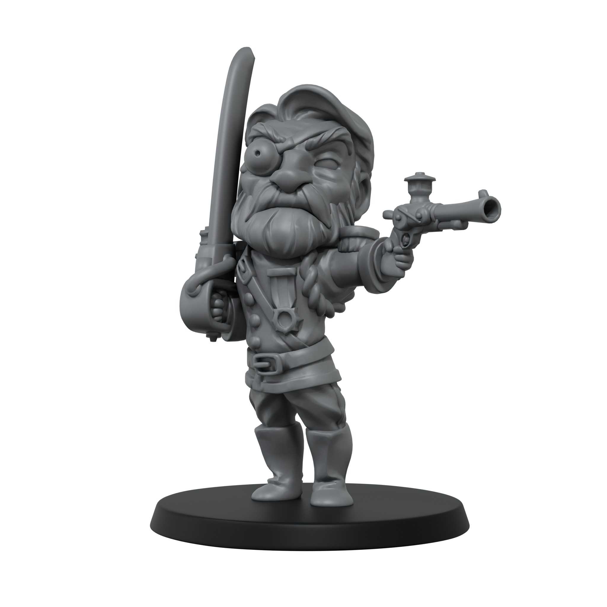 Scale75 Smog Riders Colonel Clayton figurka 35 mm chibi