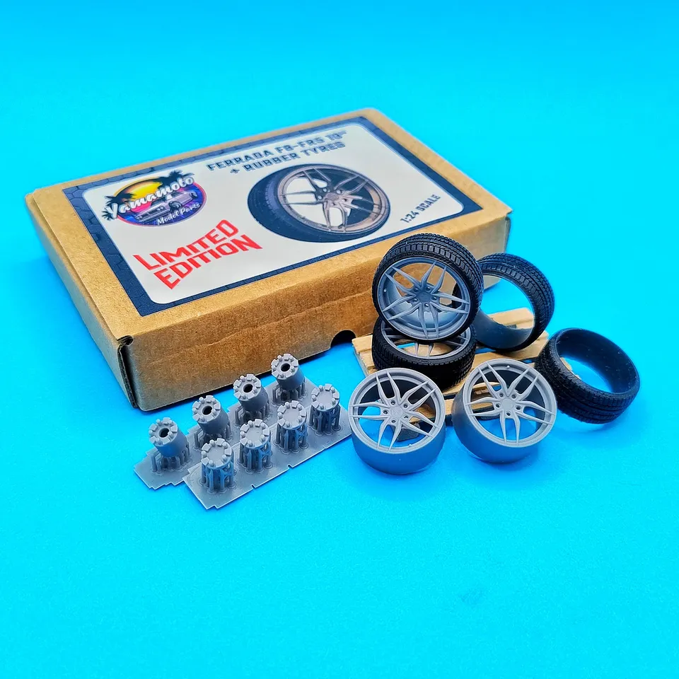 Yamamoto Model Parts Ferrada FR5 kola 19" s pneu Limited Edition