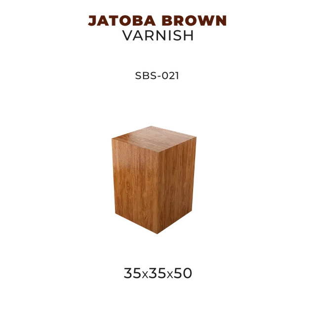 Scale75 Jatoba Brown podstavec 35x35x50 mm dřevo