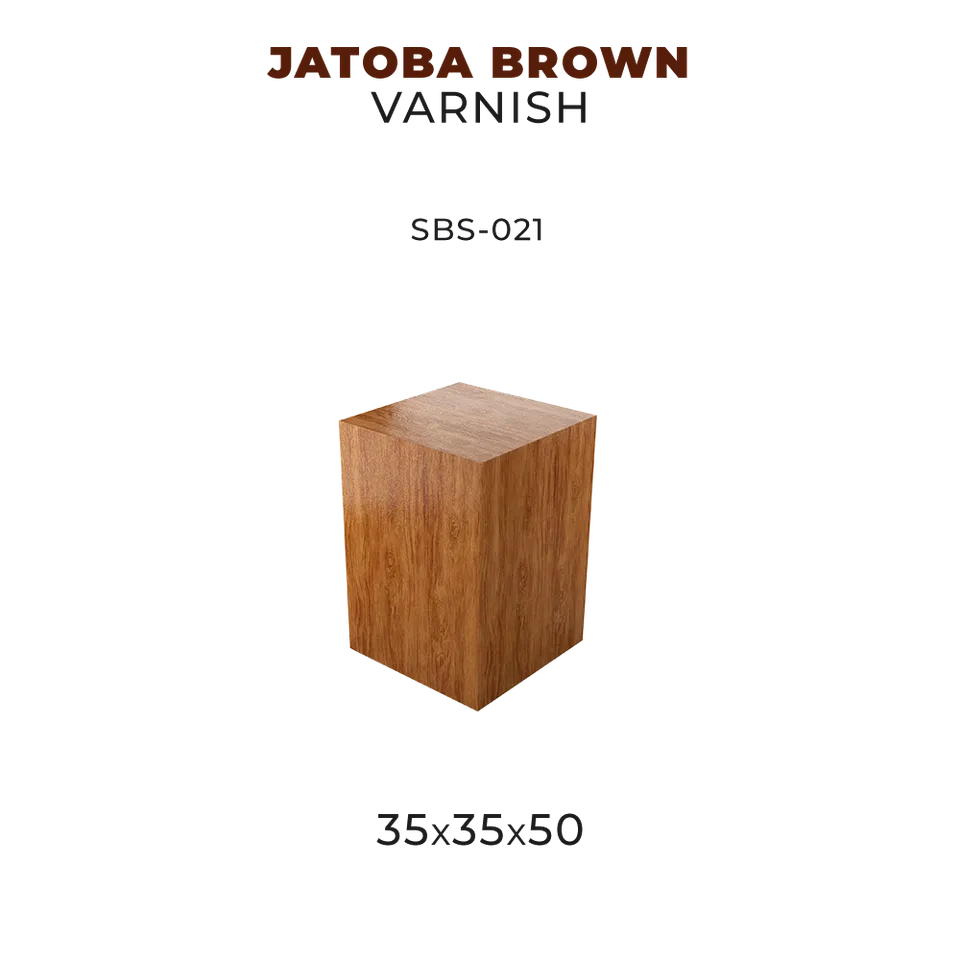 Scale75 Jatoba Brown podstavec 35x35x50 mm dřevo