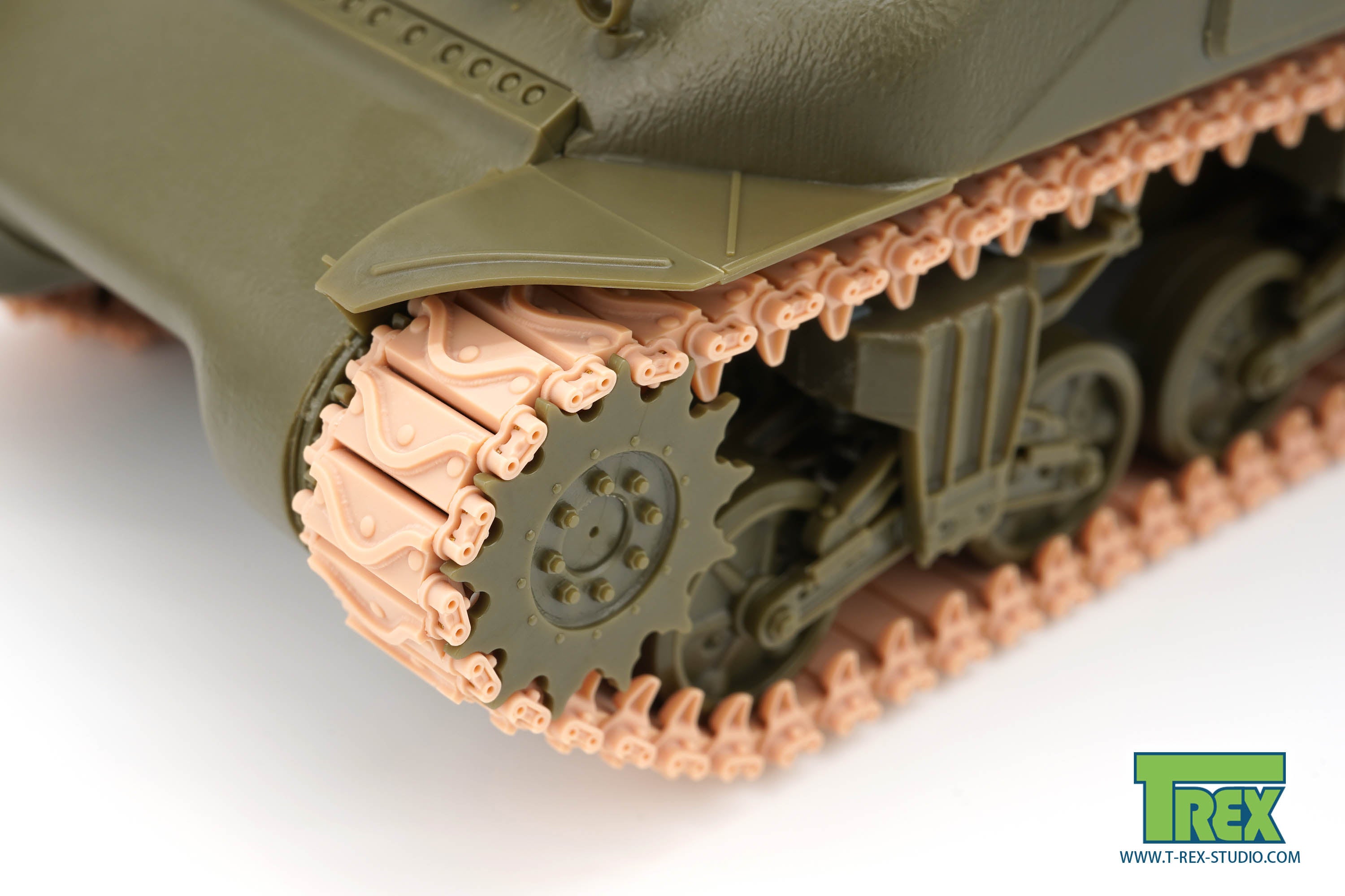T-Rex Studio TR85069 pásy T-62 Sherman 1/35 s kovovými čepy