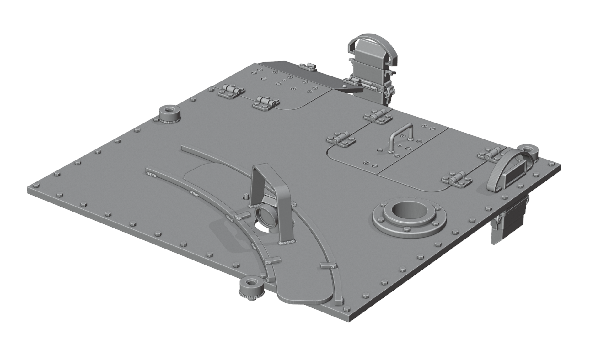 Rado Miniatures 35S108 střecha Hetzer 1/35 Takom