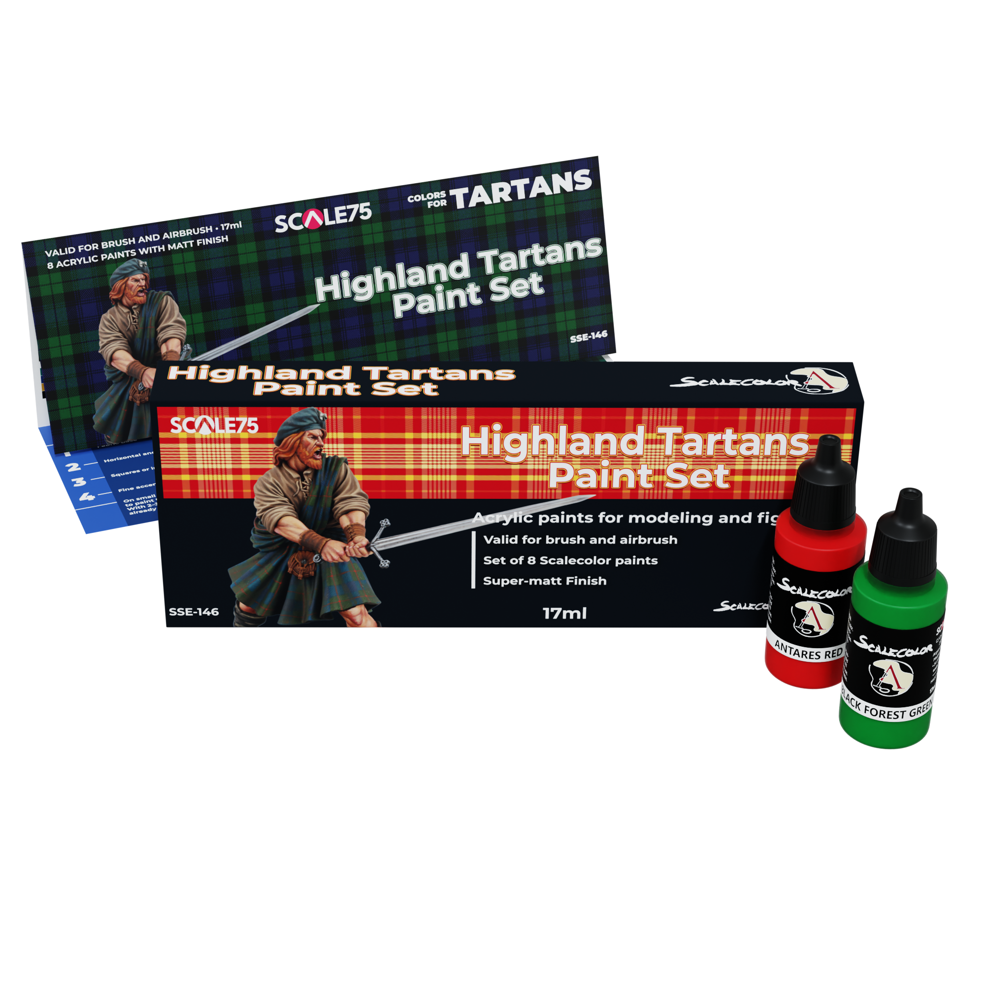 Scale75 Highland Tartans sada barev na tartany